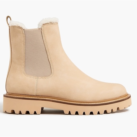 J. Crew Lug-sole Chelsea boots in natural size 7 - Picture 2 of 9